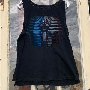 Egyptian beaded current Elliott tank top